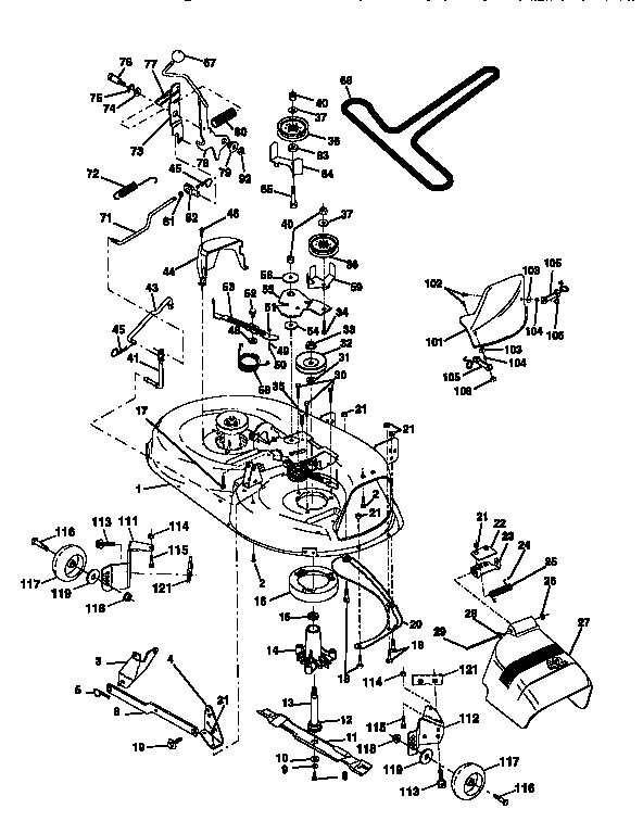 MOWER DECK