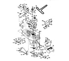 Craftsman 917256420 mower deck diagram