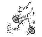 Sears 502455970 bicycle diagram