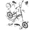 Sears 50245598 "ultra hip" bicycle diagram