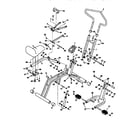 Weslo WLCR96054 unit parts diagram