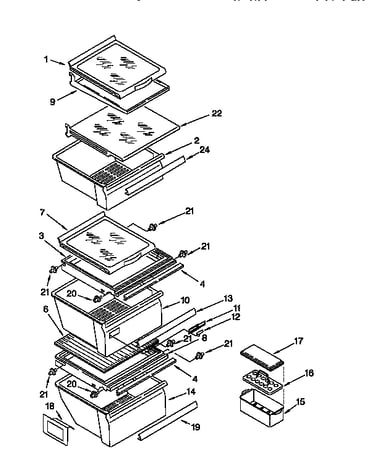 Refrigerator shelf