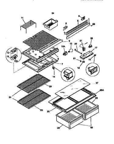 Shelves and accessories