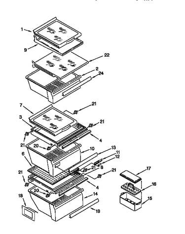 Refrigerator shelf