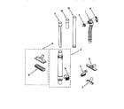 Kenmore 1163521290 hose and attachment diagram
