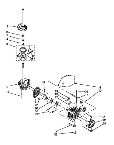 Braker,clutch,gearcase,motor&pump