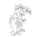 Kenmore 2539658091 cabinet parts diagram