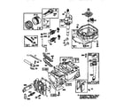 Craftsman 500128802-1519-23 engine 128802-1519-23 (71/500) diagram