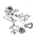 Belt guard and pulley assembly