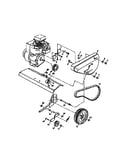 Belt guard & pulley assy.