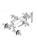 Wheel & depth stake assy.