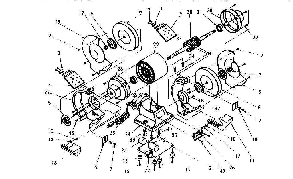 5" bench grinder