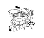 Kenmore 820-016B chassis assembly diagram