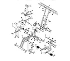 Weslo WLCR97550 unit parts diagram
