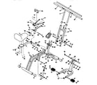 Weslo WLCR94054 unit parts diagram