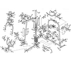 Weider WESY95450 unit parts diagram