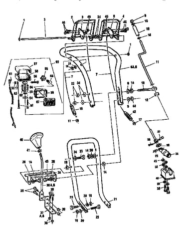 Upper handle assembly