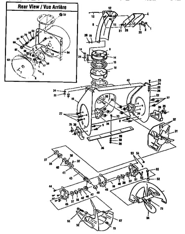 Auger housing assembly