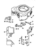 Blower housing & baffles (71/501)