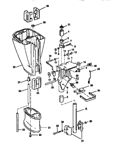 Swivel bracket and driveshaft