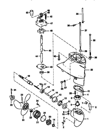 Gear housing