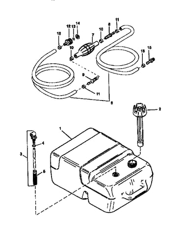 Fuel tank and line