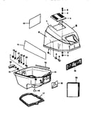 Cowl assembly-top and bottom