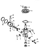 Crankshaft and piston