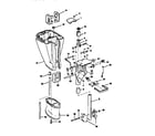 Craftsman 225581508 swivel bracket&driveshaft diagram