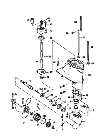 Gear housing