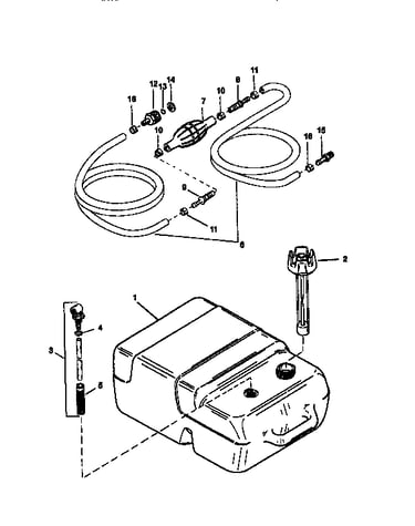 Fuel tank and line