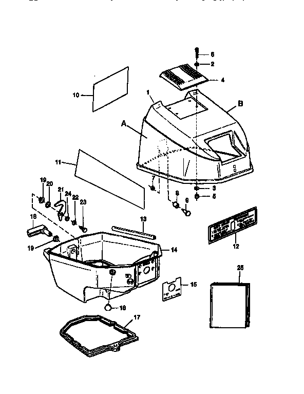 Cowl assy-top and bottom
