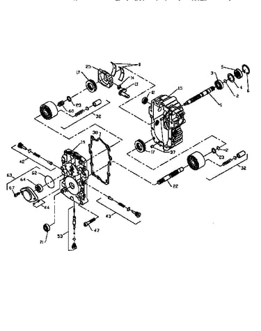 Hydro gear pump bul-10l-122