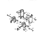Craftsman 225587506 swivel bracket/clamp bracket diagram