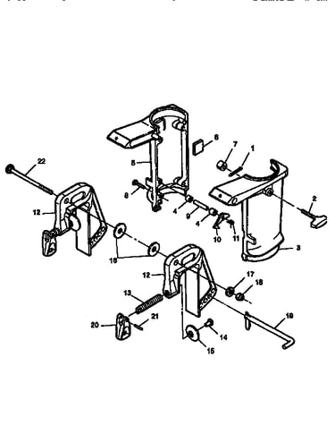Swivel bracket/clamp bracket