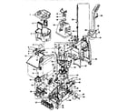 Hoover F5851 upright extractor diagram