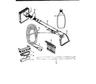 Hoover F5851 cleaning tools diagram