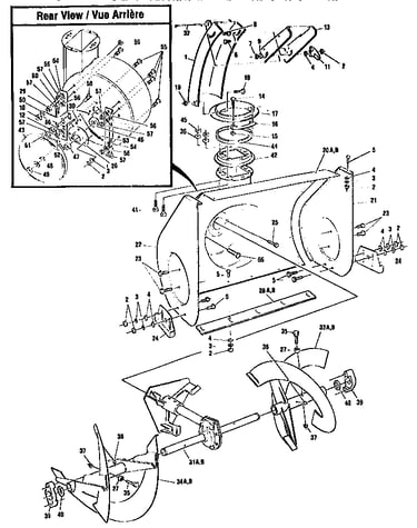 Auger housing assembly
