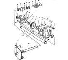 Dynamark DP-826-E gear box assembly diagram