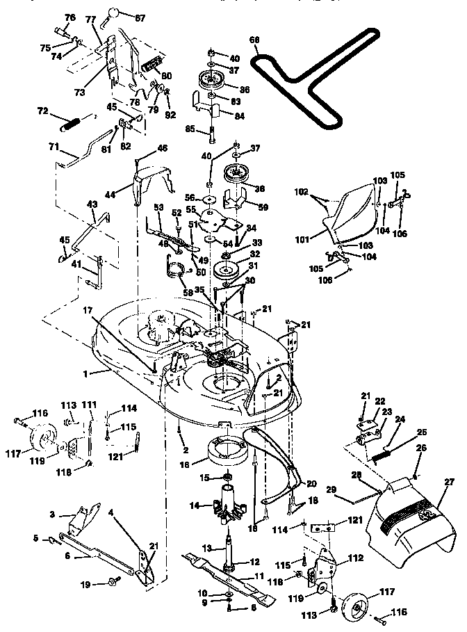 MOWER DECK