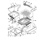 Kenmore 1069864820 evaporator ice cutter grid and water diagram