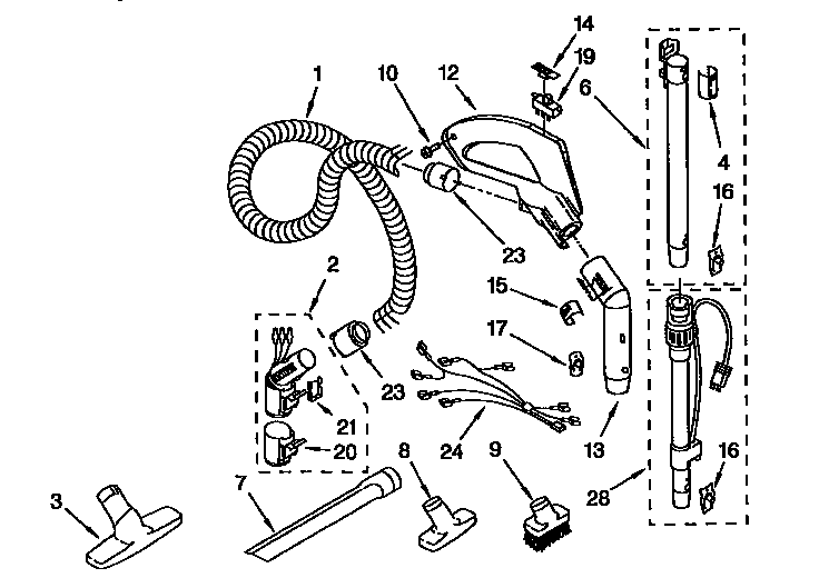 Hose and attachment