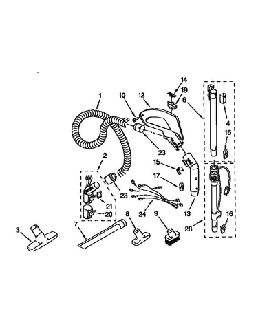 Hose and attachment