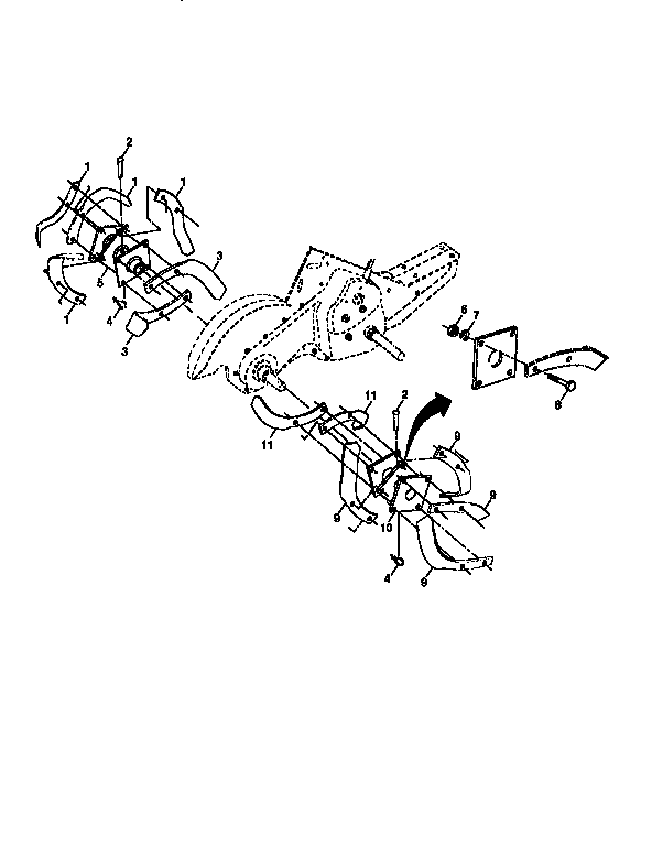 Tine assembly