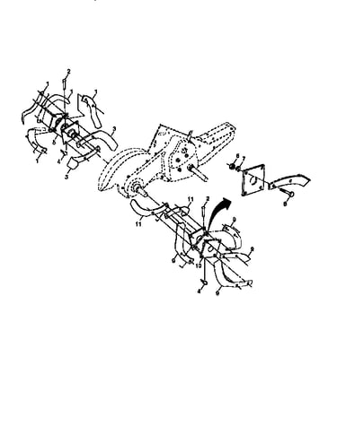 Tine assembly