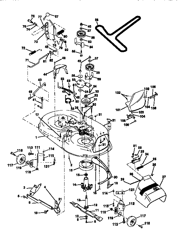 MOWER DECK