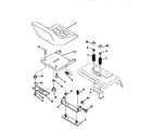 Craftsman 917251650 seat assembly diagram