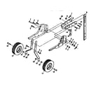 Craftsman 917295360 wheel and depth stake assembly diagram