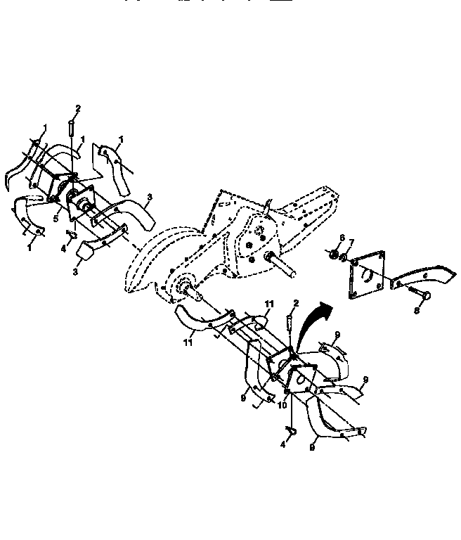 Tine assembly