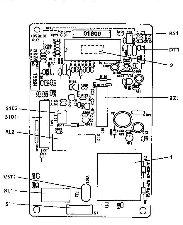 POWER AND CONTROL CIRCUIT BOARD